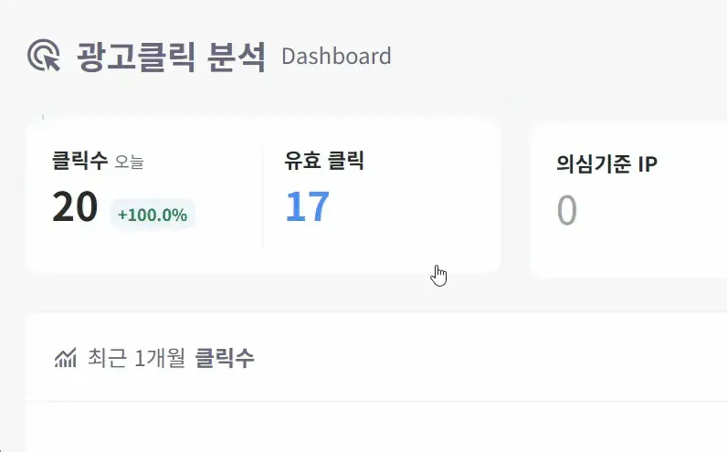 방문자 IP 기준분석
